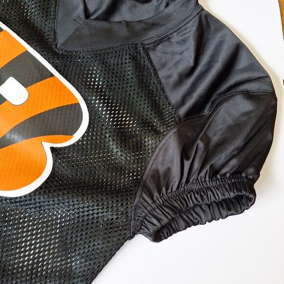 Cincinnati Bengals Joe Burrow Black Mesh Jersey Girls Youth XL Puff Sleeve #9 - Picture 2 of 7